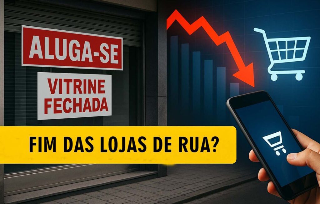 Ruas vazias, vitrines fechadas e menos clientes: o Brasil assiste ao colapso das lojas de rua diante do avanço das compras online